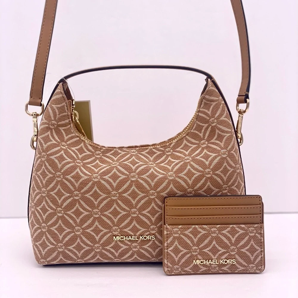 Michael Kors Ember Small Messenger Shoulder Crossbody Bag and Card Holder Set
